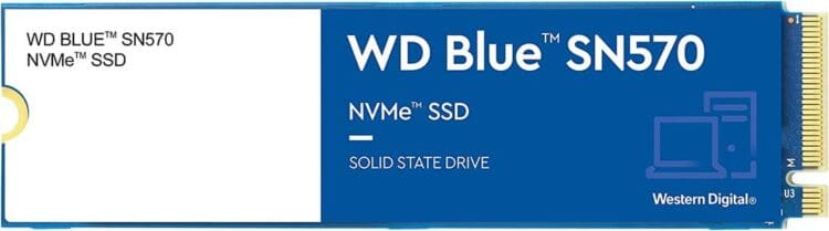 WD Blue SN570 M.2 NVMe SSD 사진